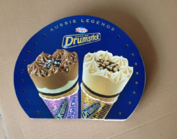 Cardboard Display Sign with LED Flashing Lights