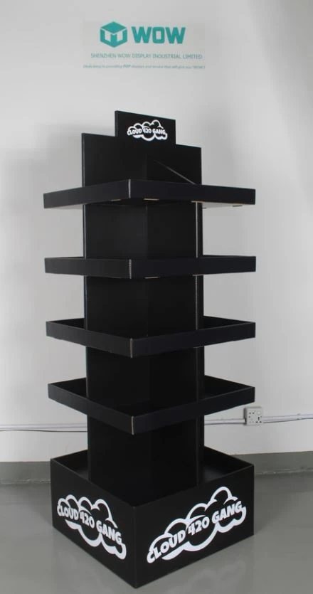 Black All Sides Pallet Cardboard Display Black All Sides Pallet Cardboard Display