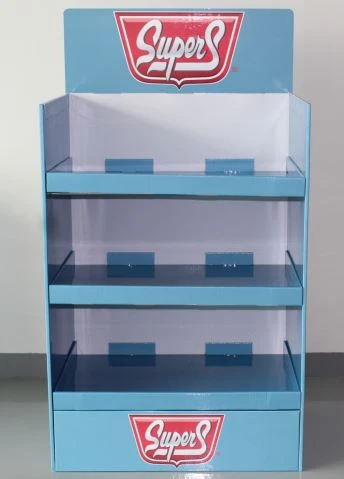 Auto parts cardboard floor display Auto parts cardboard floor display