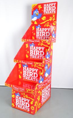 Customized supermarket floor cardboard display Customized supermarket floor cardboard display