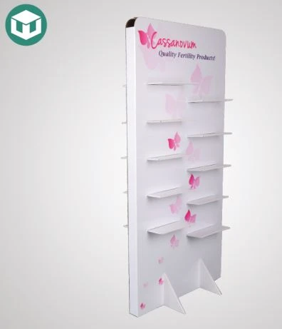 Customized unique shoe cardboard display Customized unique shoe cardboard display