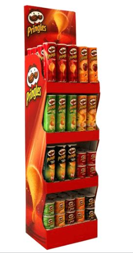 DIY supermarket popular food cardboard display DIY supermarket popular food cardboard display