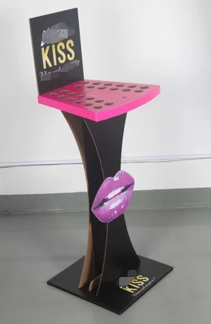 Customized lipstick cosmetic floor cardboard display Customized lipstick cosmetic floor cardboard display