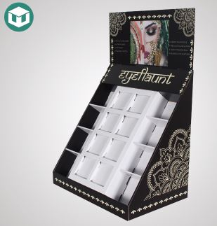 Cosmetic eyelashes cardboard counter display Cosmetic eyelashes cardboard counter display