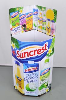 Custom cardboard recycling drink dump bin Custom cardboard recycling drink dump bin