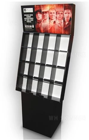 16 Pocket DVD cardboard display