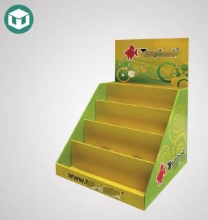 Card, book counter layered cardboard display