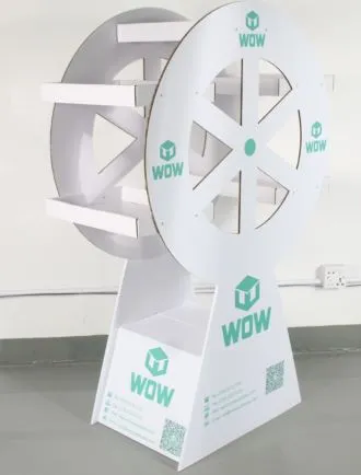 New design for promotional cardboard display New design for promotional cardboard display