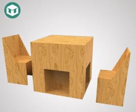 Cardboard Furniture and cardboard display Product Design