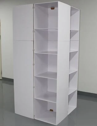 Customized clothing landing paper display