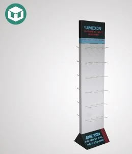 Double sided paper display stand with hook Double sided paper display stand with hook
