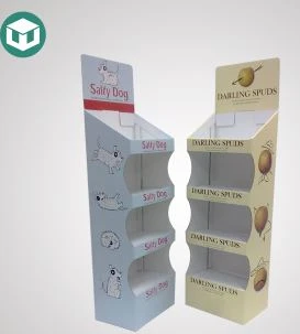 Customized supermarket food cardboard display Customized supermarket food cardboard display