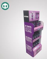 Customized toiletries cardboard display Customized toiletries cardboard display