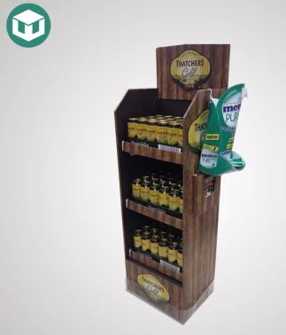 Food Cardboard display Increased brand exposure