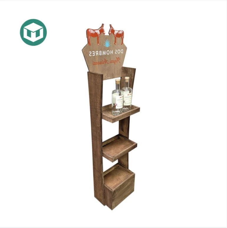 Wooden Display Racks for Liquor 1