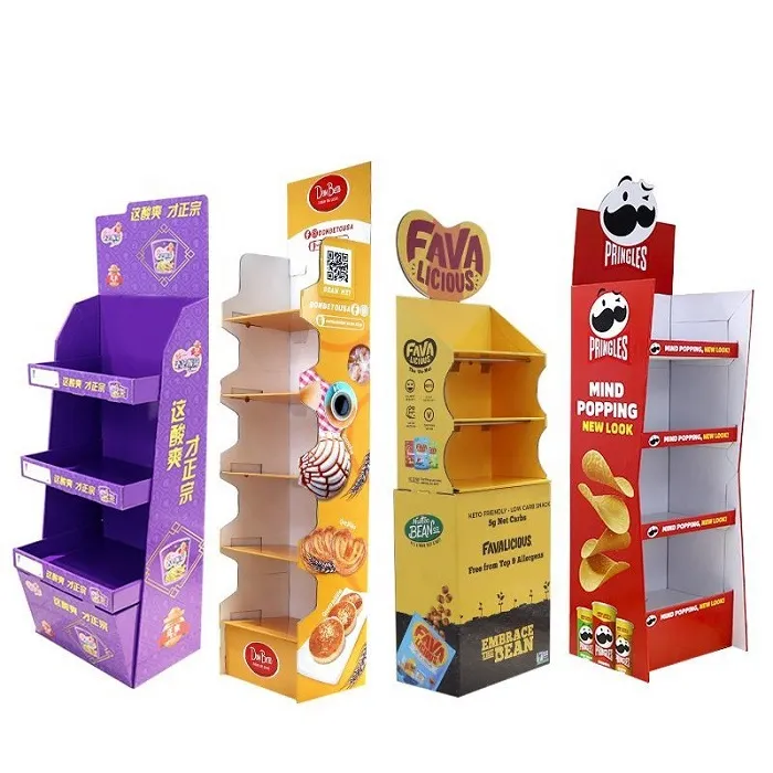 Cardboard food display stand 8
