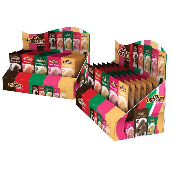 cardboard food Counter display 4