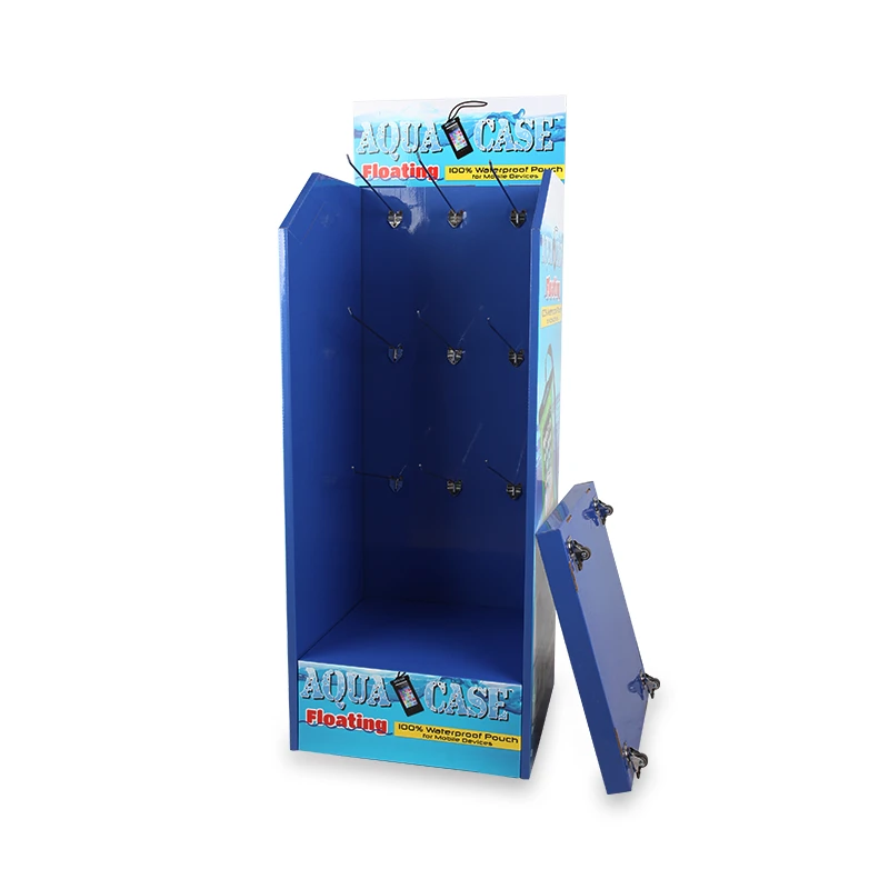 Customized Shape Floor Cardboard Display Stand (2)