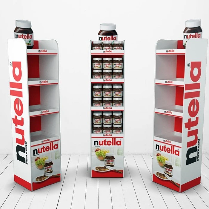 Cardboard food display stand 11