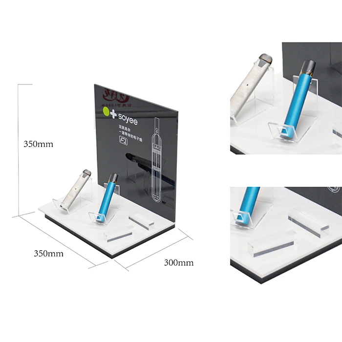 Acrylic Counter Display For Vaping Products