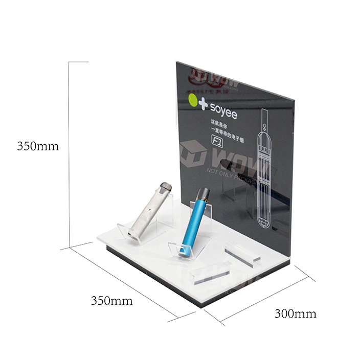 Acrylic Counter Display For Vaping Products