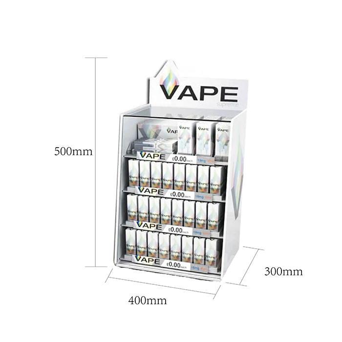 Acrylic E Vape Countertop Retail Displays