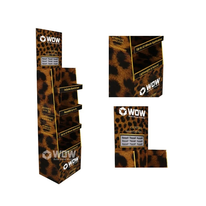 Cardboard Beauty Product Display Stand For Retail Stores factory
