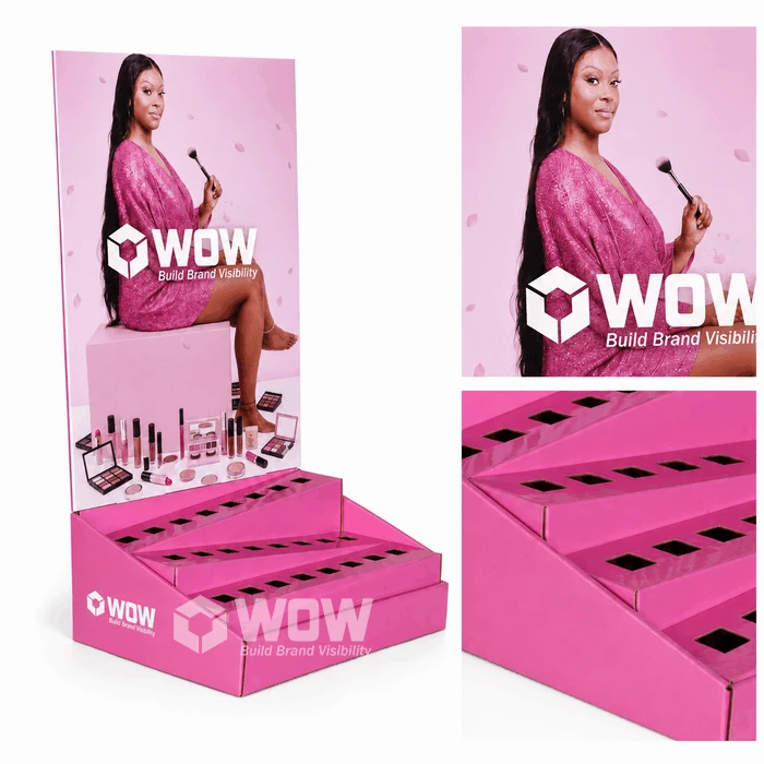 Cardboard Counter Display For Lip Gloss factory