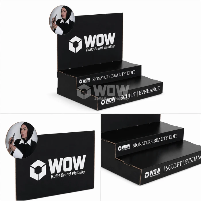 Cardboard Countertop Display Stand For Perfume Samples factory