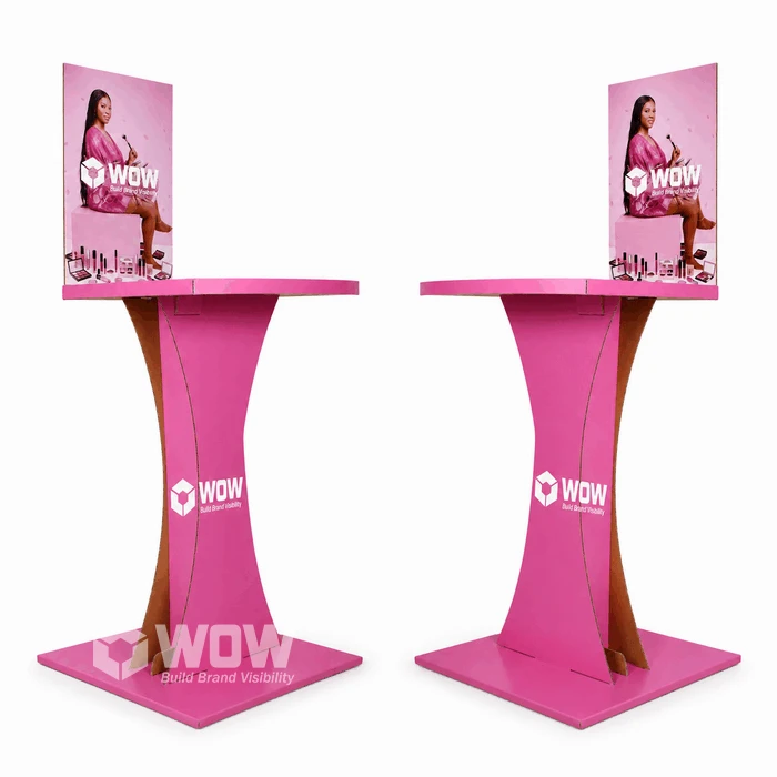 Cardboard Display Pedestal For Beauty Products best