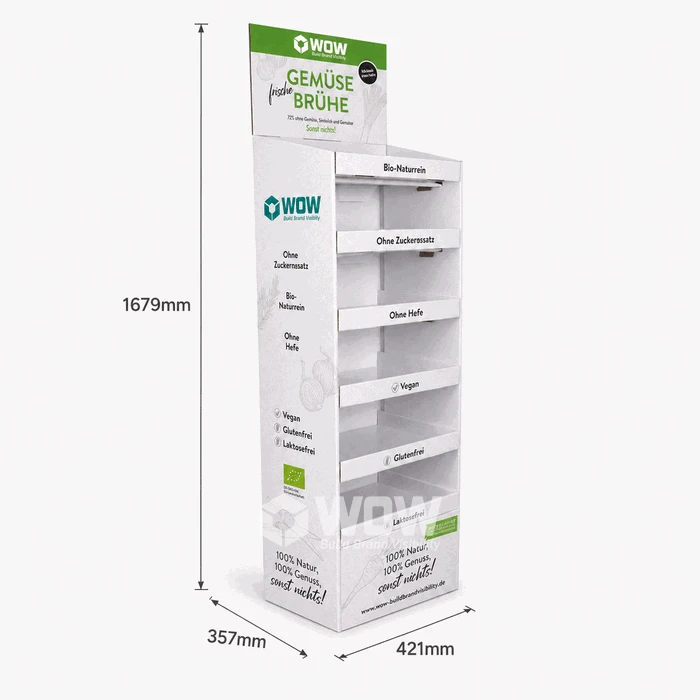 Cardboard Display Stand For Juice Products suppliers