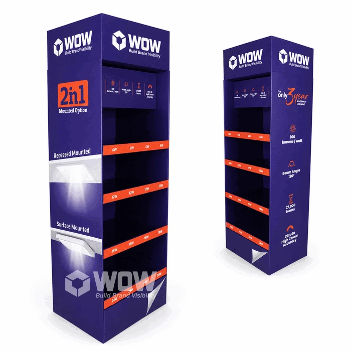 Cardboard Display Stand For LED Lighting best