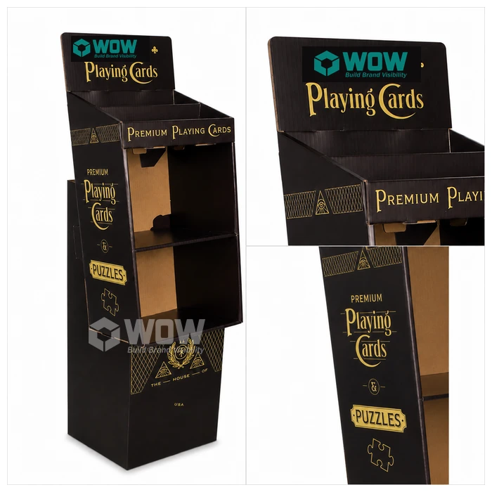 Cardboard Display Stand For Playing Cards factory