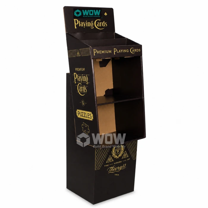 Cardboard Display Stand For Playing Cards