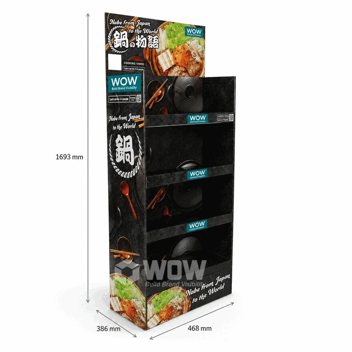 Cardboard Floor Display For Packaged Foods suppliers
