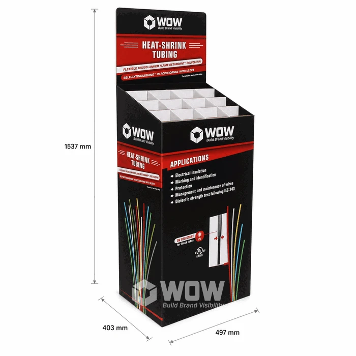 Cardboard Floor Display Stand For Electrical Products suppliers