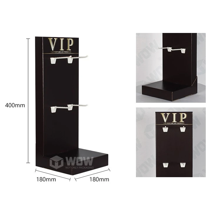 counter display stand with hooks