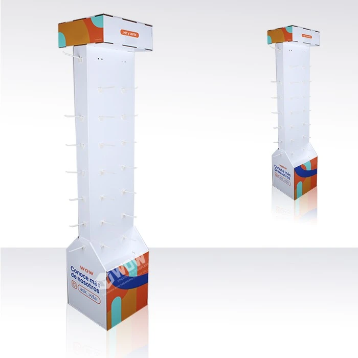 Cardboard Hook Display Rack For Mobile Accessories high quality