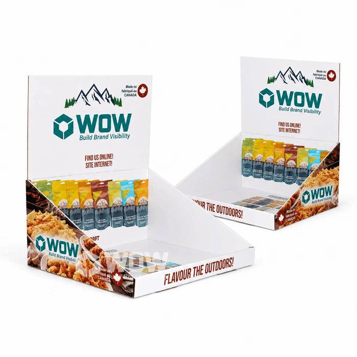 Cardboard PDQ Display Tray For Snack Products best