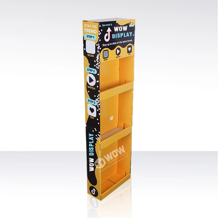 Cardboard Sidekick Display Rack For Retail