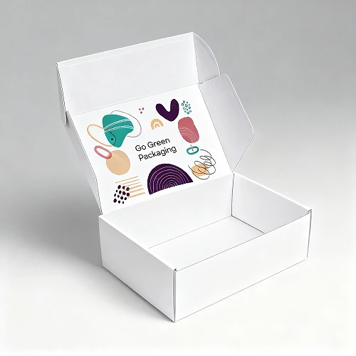 Colored paper boxes