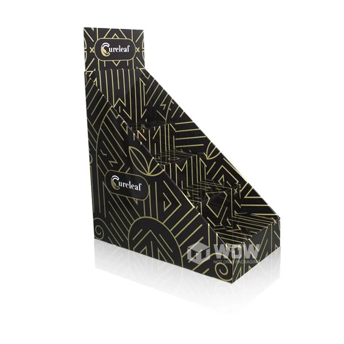 Corrugated Cardboard Table Top Display Shelf