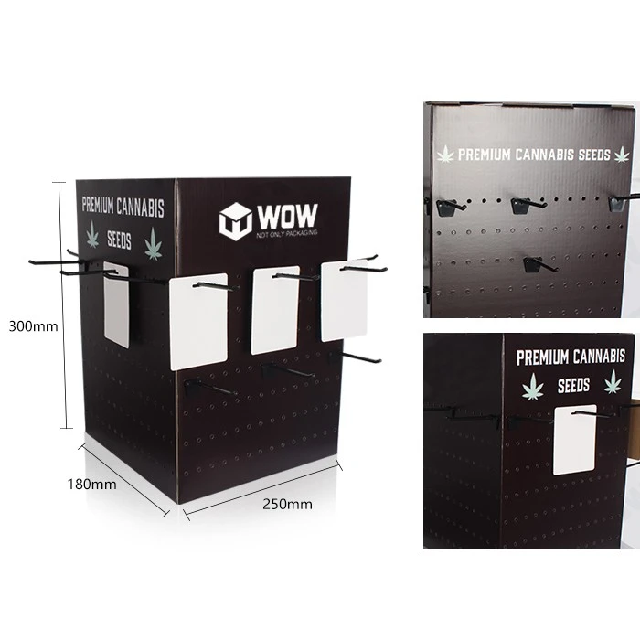 cardboard hook display
