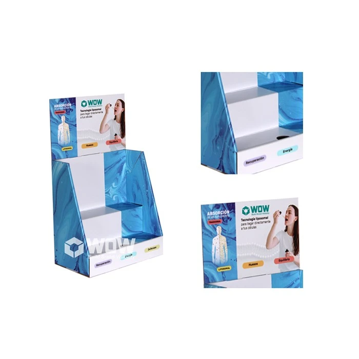Custom Cardboard Counter Display Stand For Oral Care Products factory