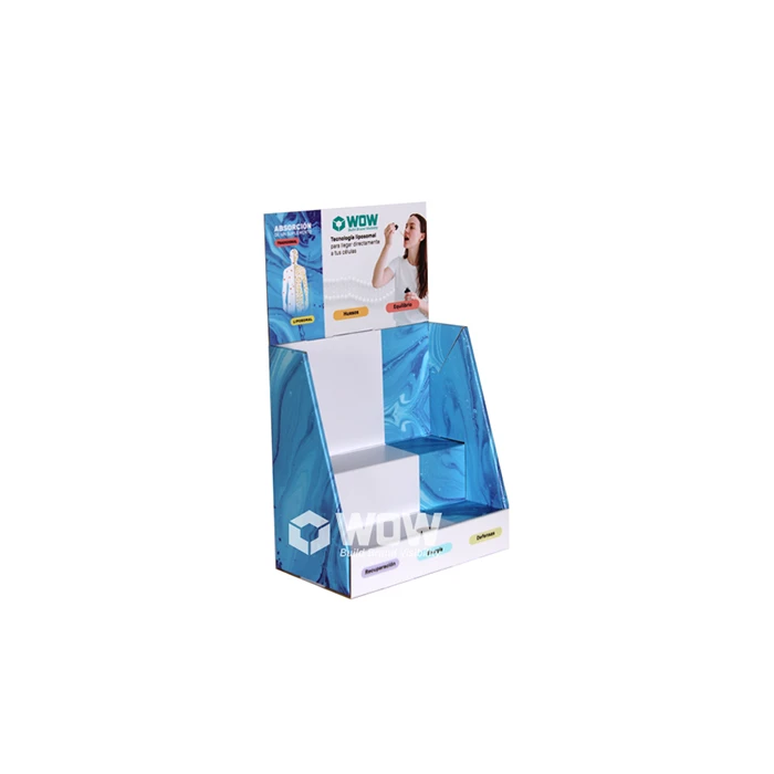 Custom Cardboard Counter Display Stand For Oral Care Products