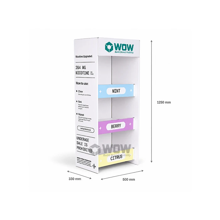 Custom Cardboard Counter Display Stand factory