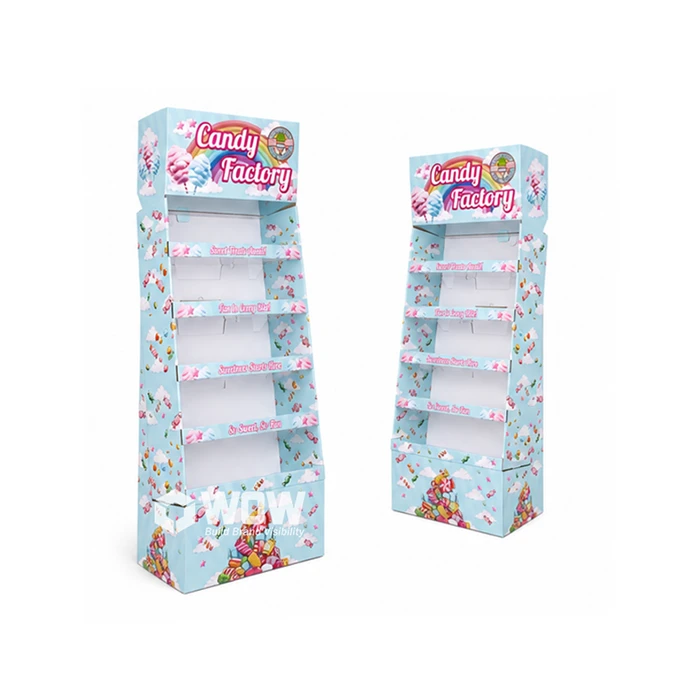 Custom Cardboard Shelf Display For Candy, Snacks best