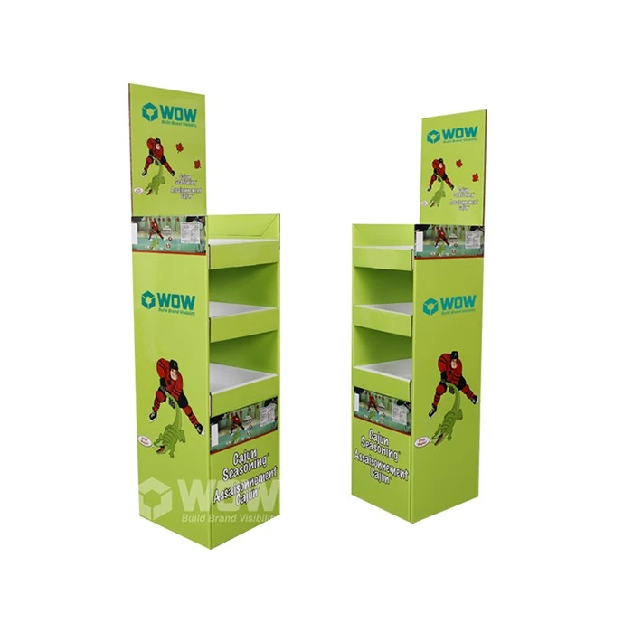 Custom Cardboard Snack Floor Display Stand best