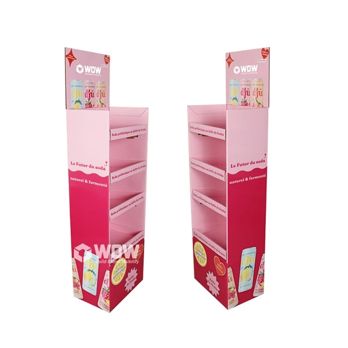 Custom Functional Beverage Floor Display Stand best