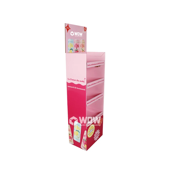 Custom Functional Beverage Floor Display Stand